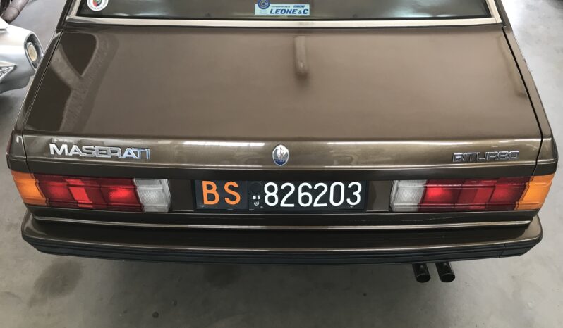 MASERATI BITURBO COUPE’ completo